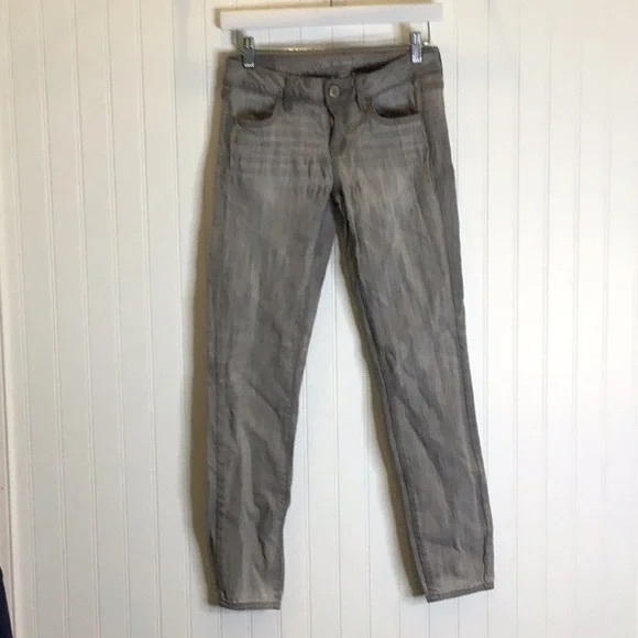 💖 American Eagle | 🦅 Jegging Grey Stretch Size 4 - Picture 11 of 11